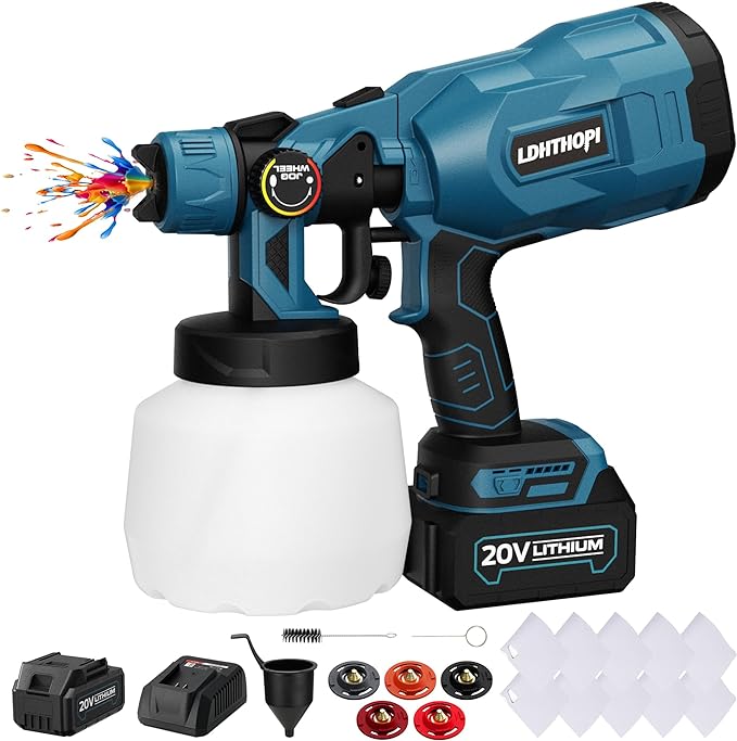 LDHTHOPI Cordless Paint Sprayer Gun